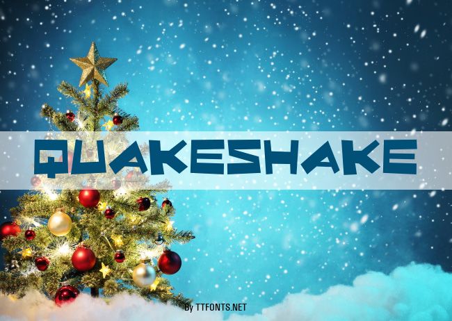QuakeShake example