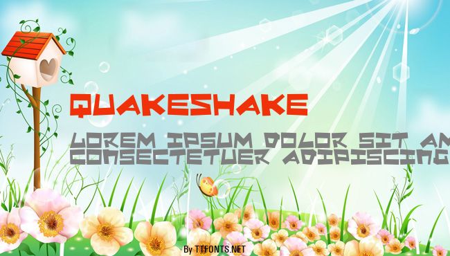 QuakeShake example