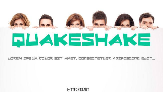 QuakeShake example