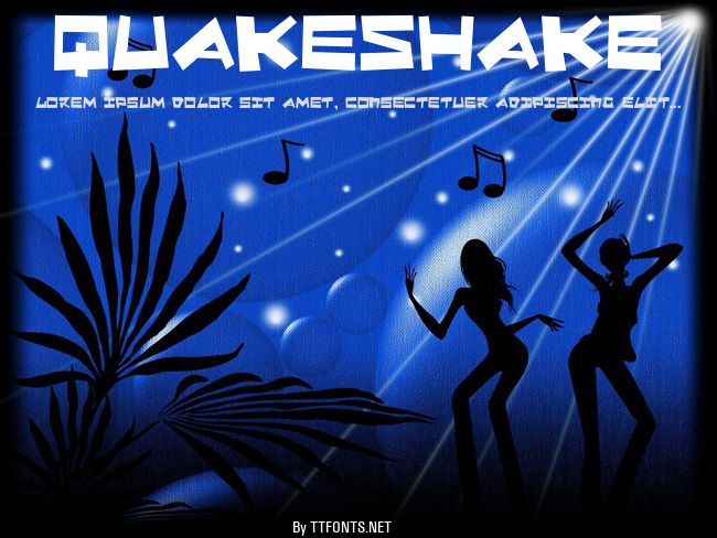 QuakeShake example