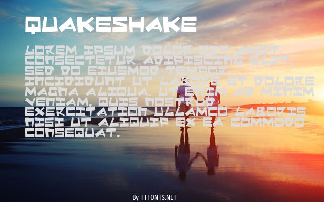 QuakeShake example