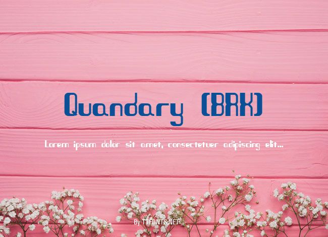 Quandary (BRK) example