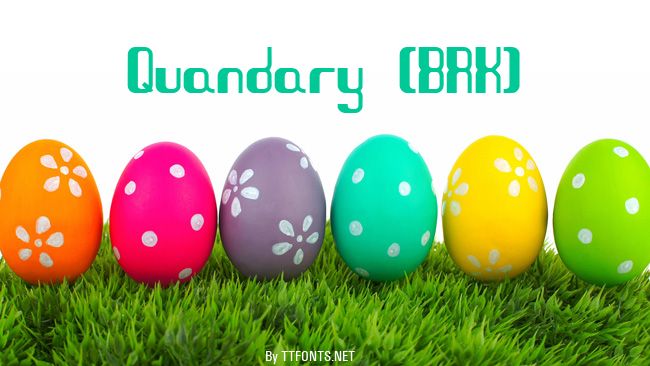 Quandary (BRK) example