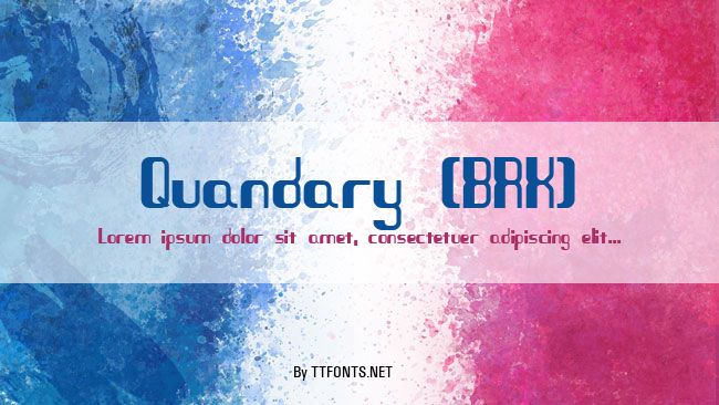 Quandary (BRK) example
