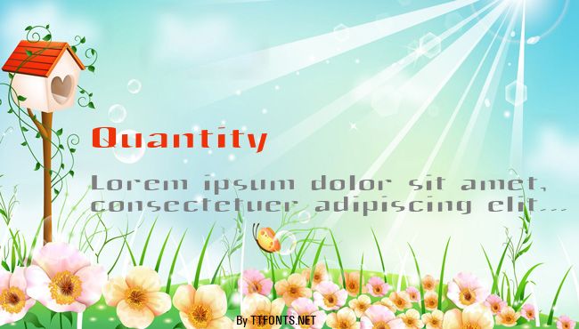 Quantity example