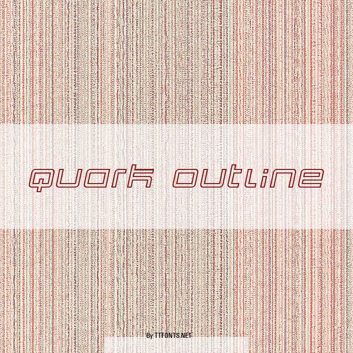 Quark Outline example