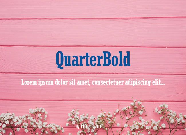 QuarterBold example