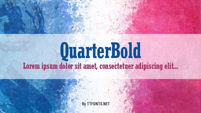 QuarterBold example