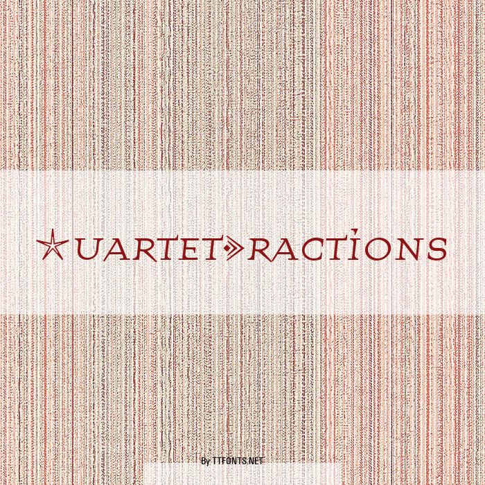 QuartetFractions example