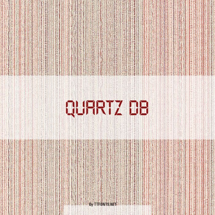 Quartz DB example