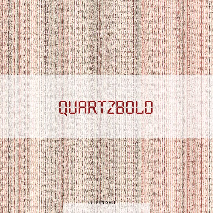 QuartzBolD example