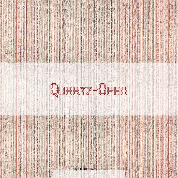 Quartz-Open example