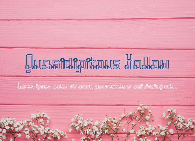 Quasidipitous Hollow example