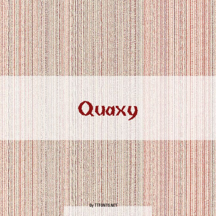 Quaxy example