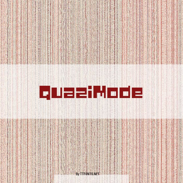 QuaziMode example