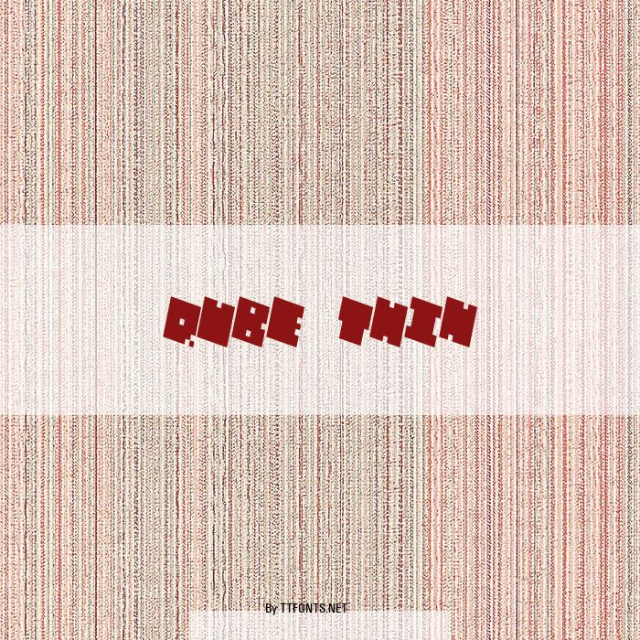 QUBE THIN example