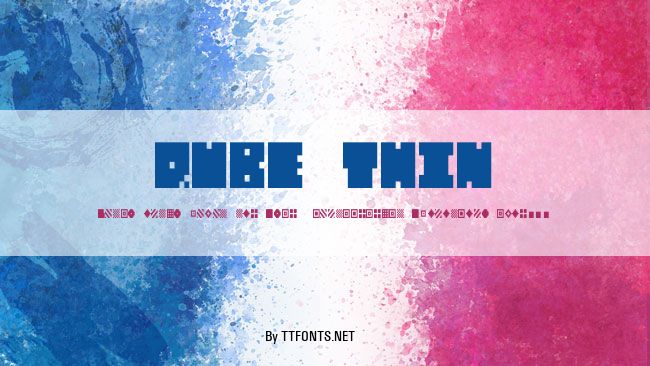 QUBE THIN example