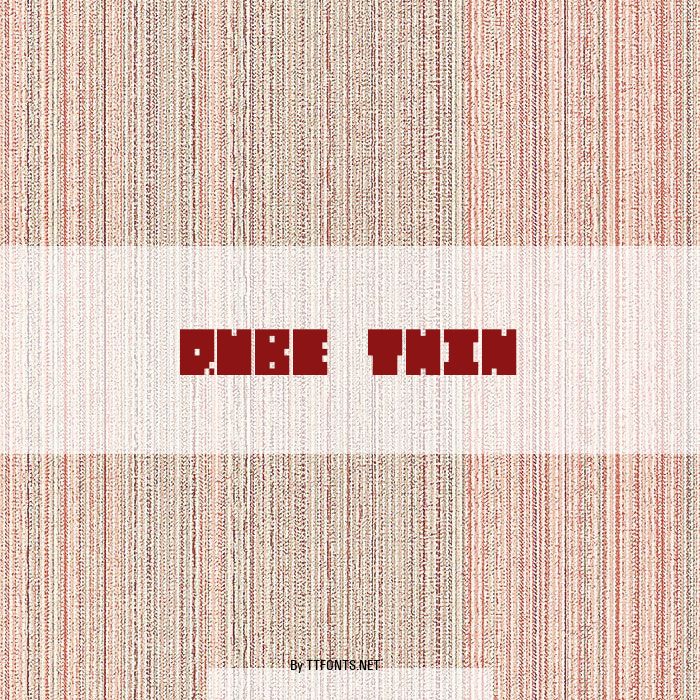 QUBE THIN example