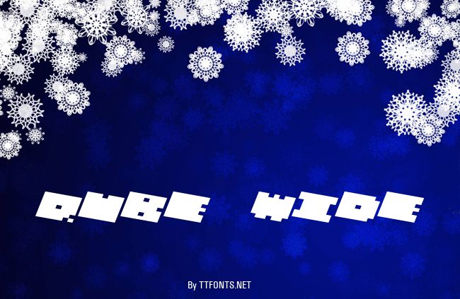 QUBE WIDE example