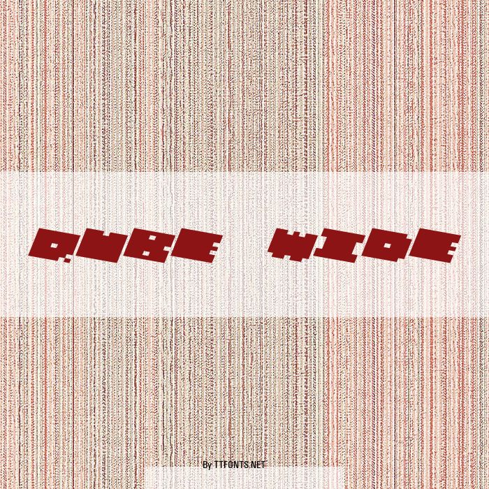 QUBE WIDE example