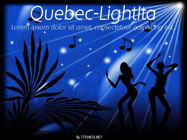 Quebec-LightIta example