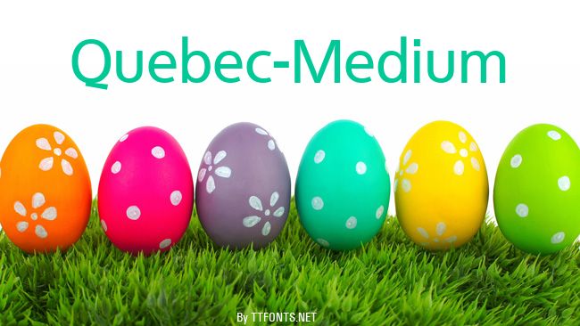 Quebec-Medium example