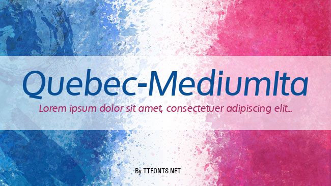 Quebec-MediumIta example