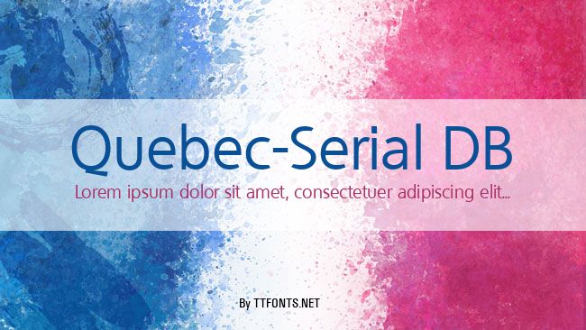 Quebec-Serial DB example