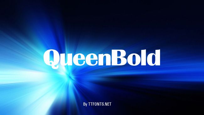 QueenBold example