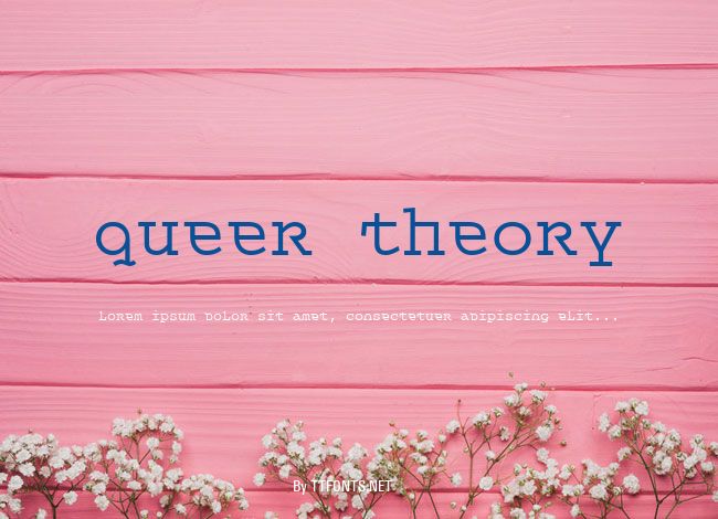 Queer Theory example