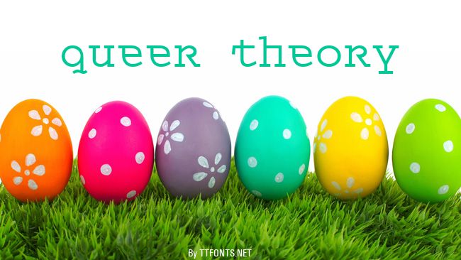 Queer Theory example