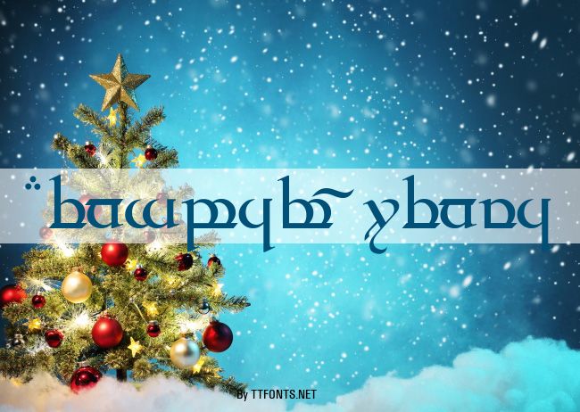 Tengwar Quenya example