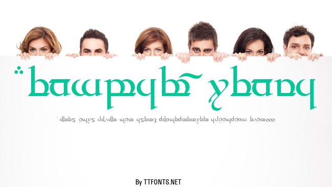 Tengwar Quenya example