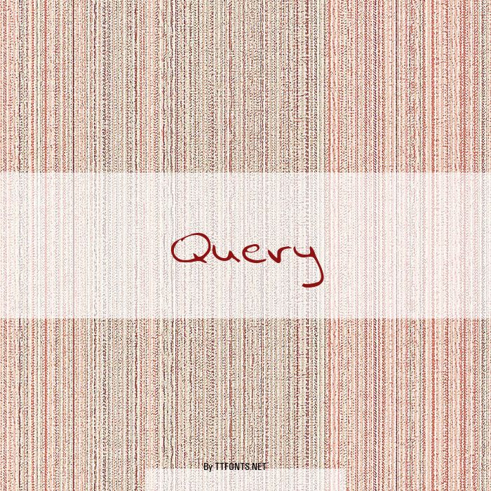 Query example