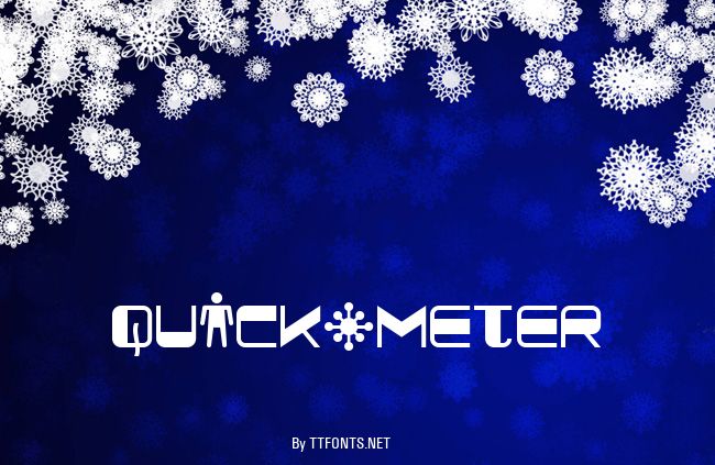 Quickometer example