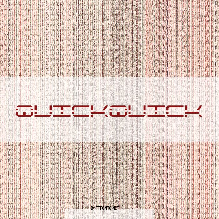 QuickQuick example