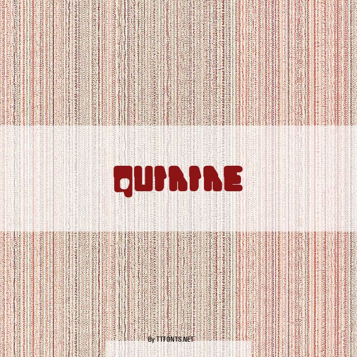 Quinine example