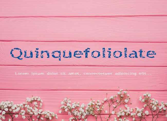 Quinquefoliolate example