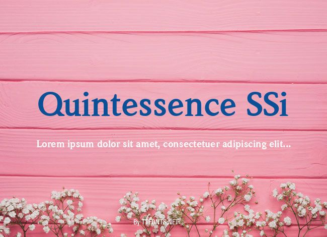 Quintessence SSi example