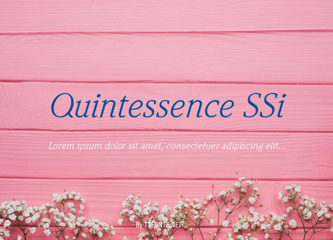 Quintessence SSi example