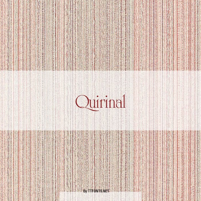 Quirinal example