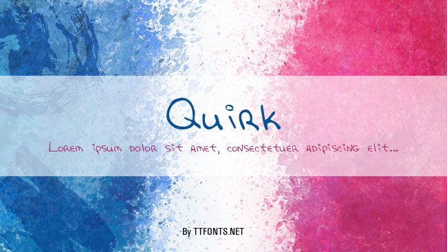 Quirk example