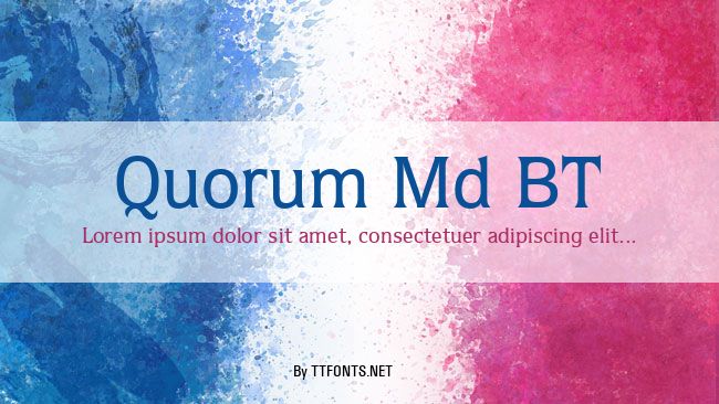 Quorum Md BT example
