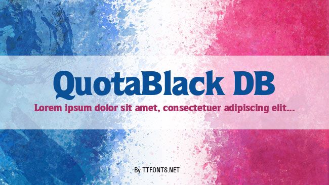 QuotaBlack DB example