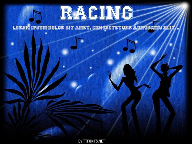 Racing example