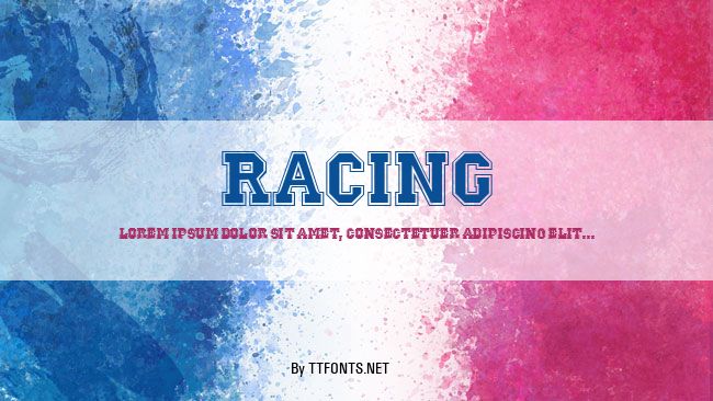 Racing example