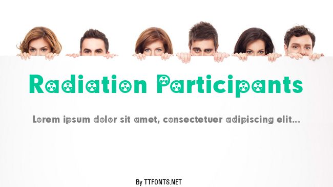 Radiation Participants example