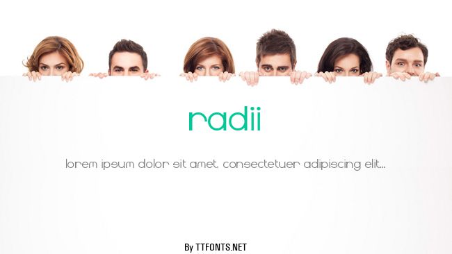 Radii example