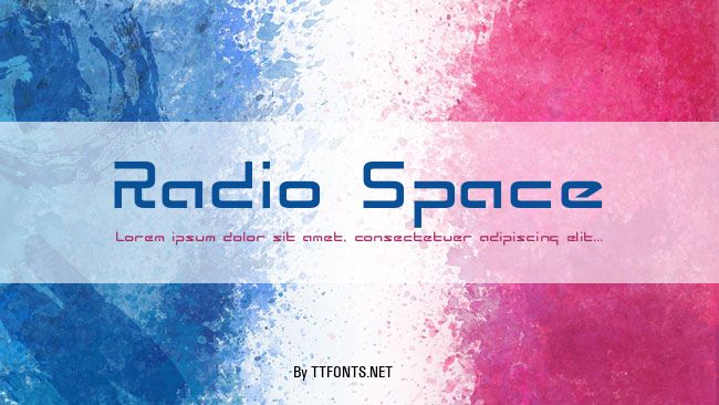Radio Space example