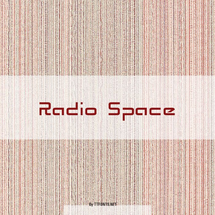 Radio Space example
